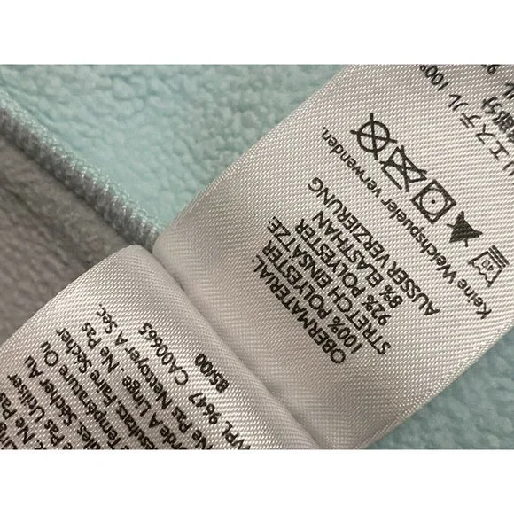 Eddie Bauer 365 Polartec windcutter fleece Vest womens sz L Blue Green Gray - Picture 7 of 12